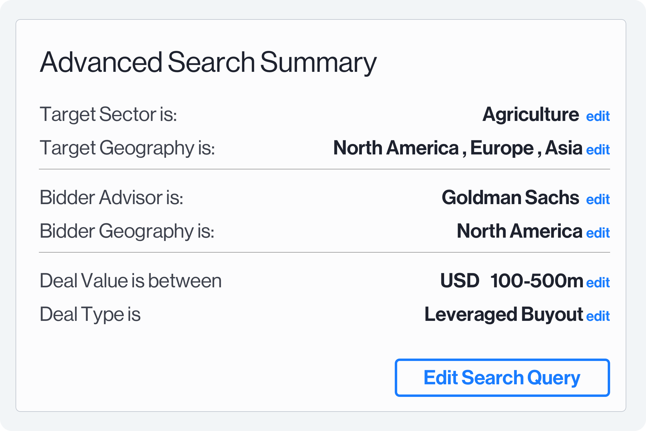 Inability to Modify Search Queries